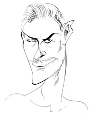 Errol Flynn - caricatura dell